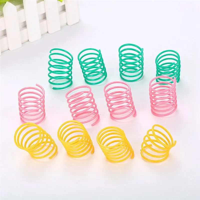 10 pieces Cute Cat Spring Toys