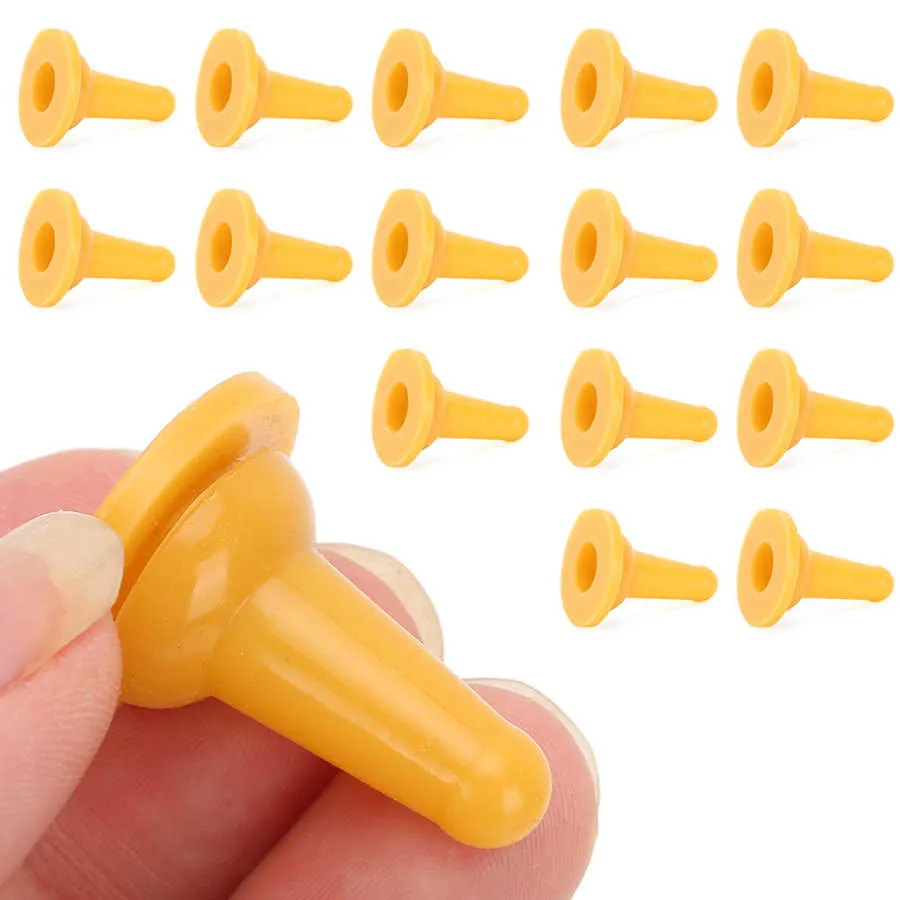 15Pcs Dog Nipple Safety Soft Silicone
