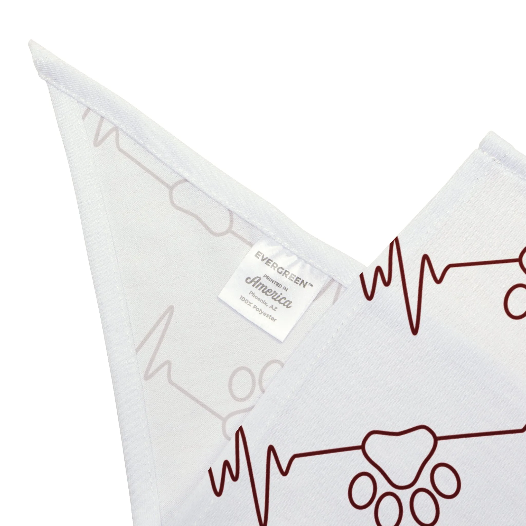Bandana, Paw Heartbeat Pet Bandana
