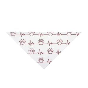 Bandana, Paw Heartbeat Pet Bandana