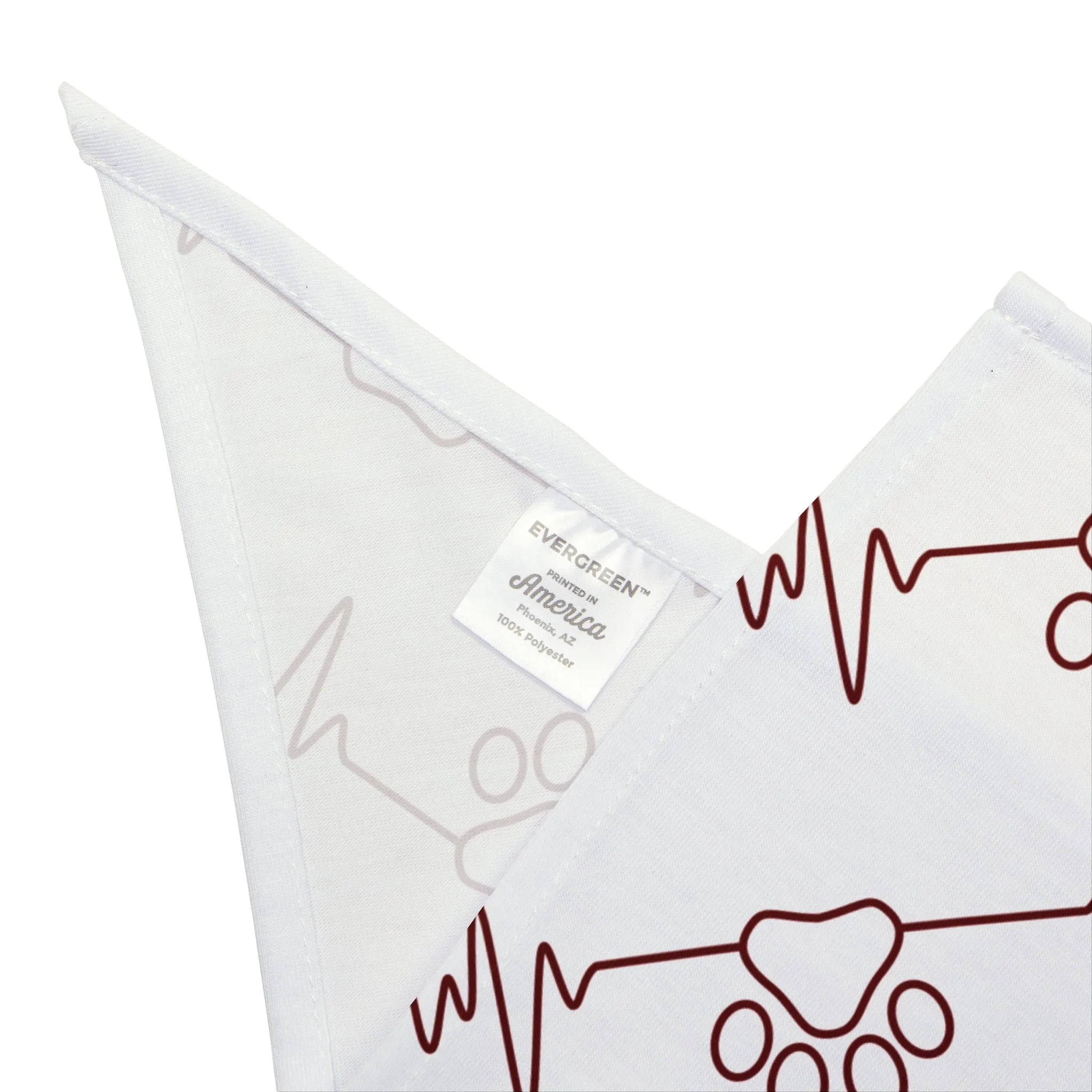 Bandana, Paw Heartbeat Pet Bandana