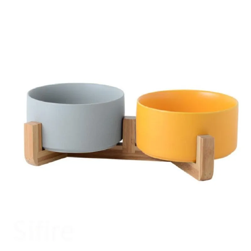 Ceramic pet bowl