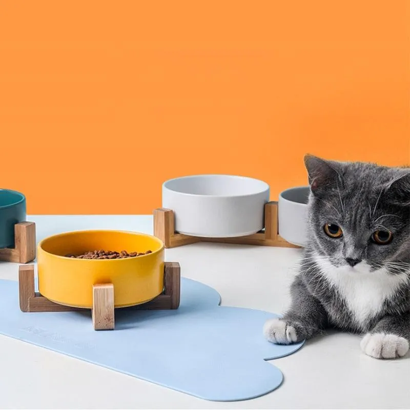 Ceramic pet bowl