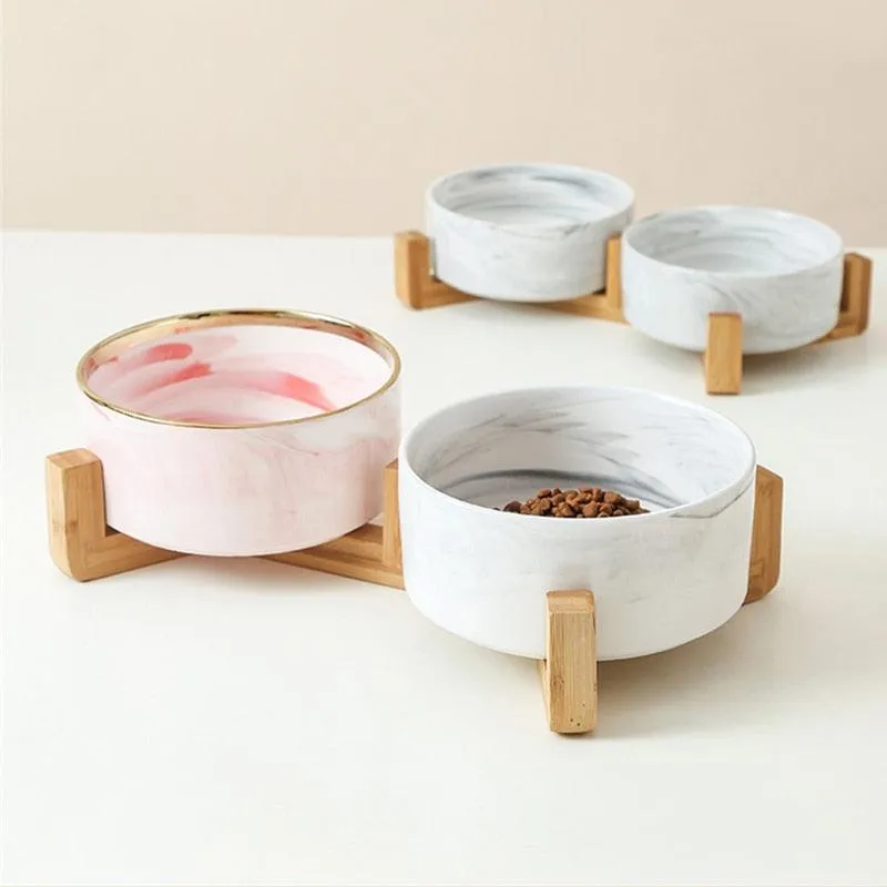 Ceramic pet bowl