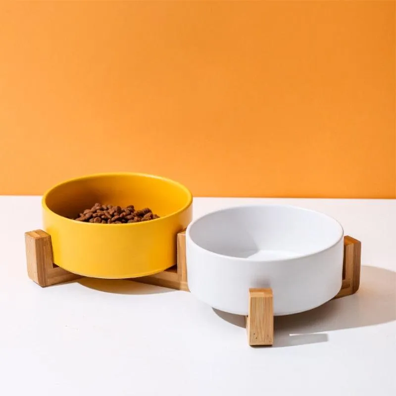 Ceramic pet bowl
