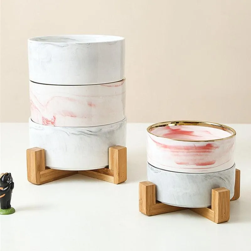 Ceramic pet bowl