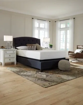 Chime 12 Inch Memory Foam California King Mattress in a Box with Head-Foot Model-Good California King Adjustable Base