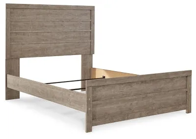 Chime 8 Inch Memory Foam Full Mattress in a Box with Culverbach Full Panel Bed