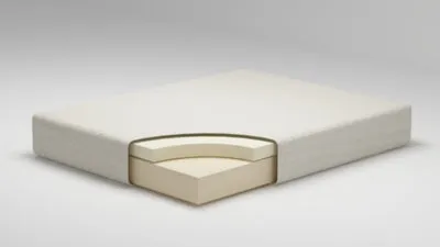 Chime 8 Inch Memory Foam Full Mattress in a Box with Culverbach Full Panel Bed