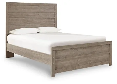 Chime 8 Inch Memory Foam Full Mattress in a Box with Culverbach Full Panel Bed