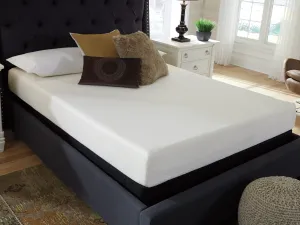 Chime 8 Inch Memory Foam Full Mattress in a Box with Culverbach Full Panel Bed
