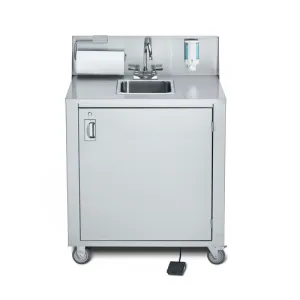 Crown Verity CV-PHS-1C Portable Touchless Sink with 6" Bowl and Soap Dispenser | Denson CFE
