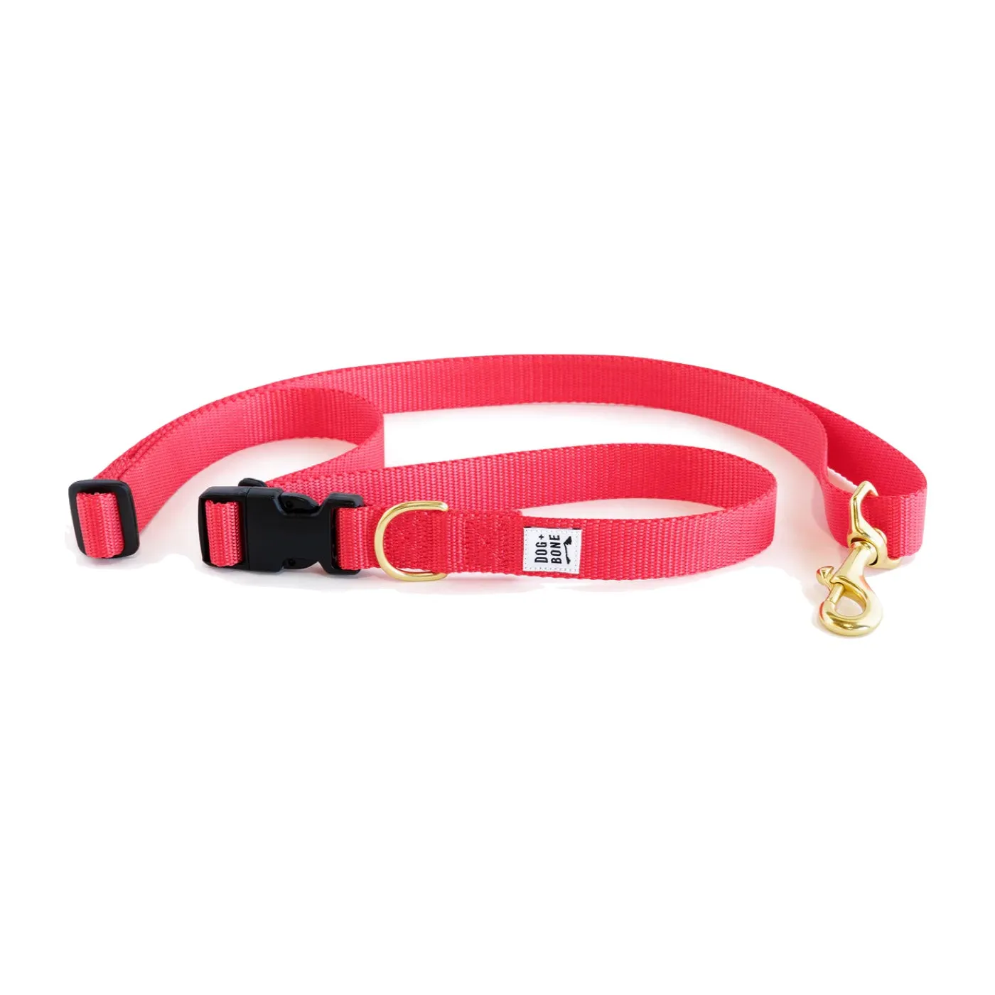 Dog Bone Adjustable Leash 3-6ft, Hand Held/ Hands Free, Punch