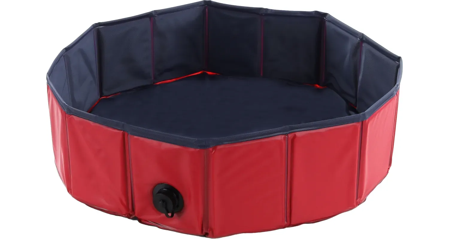 DOGGY SPLASH POOL RED/BLUE