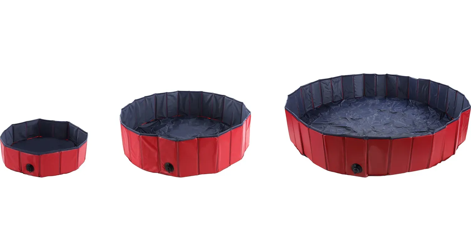 DOGGY SPLASH POOL RED/BLUE
