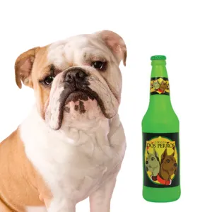 Dos Perros Beer Dog Toy