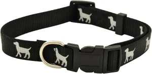 Jeffers Reflective Hound Series Nylon Dog Collars, 3/4" Adjustable 14"-22"