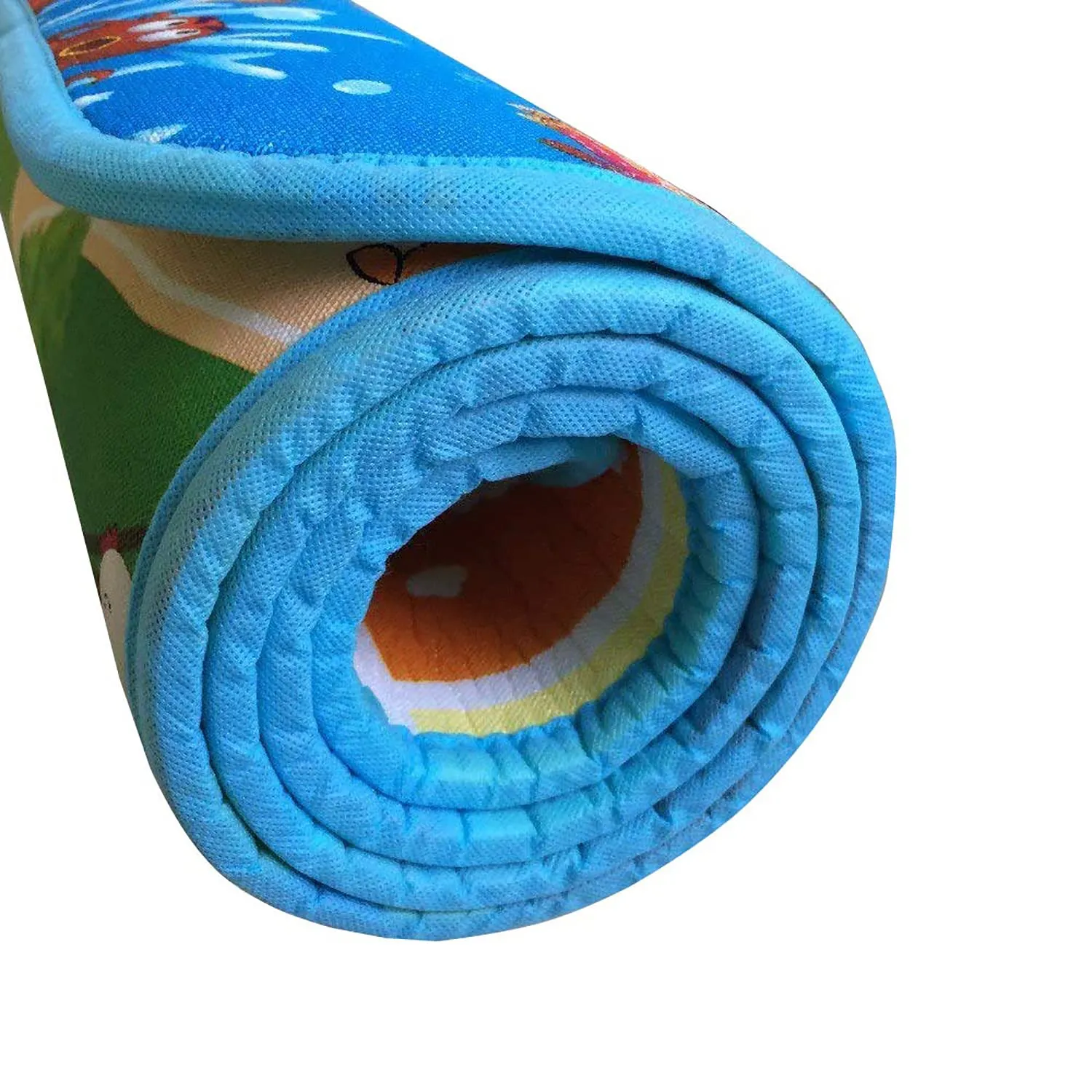 Kuber Industries Memory Foam Reversible Waterproof Kid’s Crawling Play Mat - Multicolour (CTKTC05217)