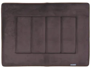 Memory Foam Bath Mat in Coffee Brown, 17 x 24 in