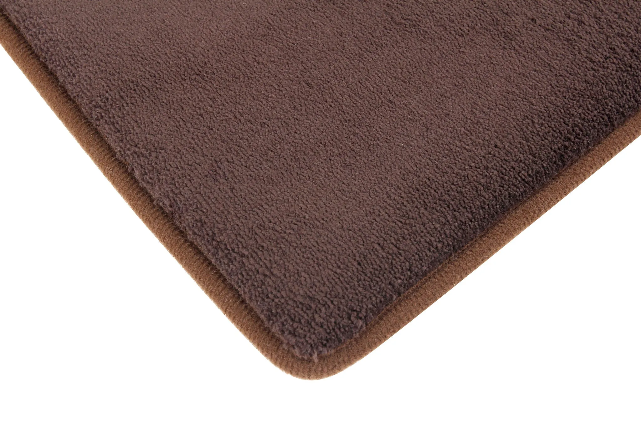 Memory Foam Bath Mat in Coffee Brown, 17 x 24 in