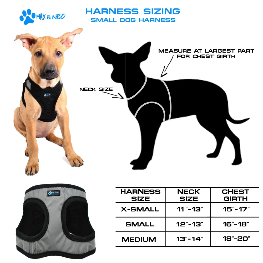 Nanu Small Dog Reflective Dog Harness