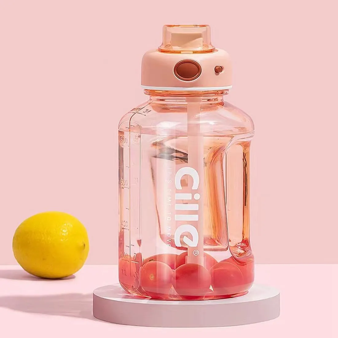 One-Touch Straw Water Bottle