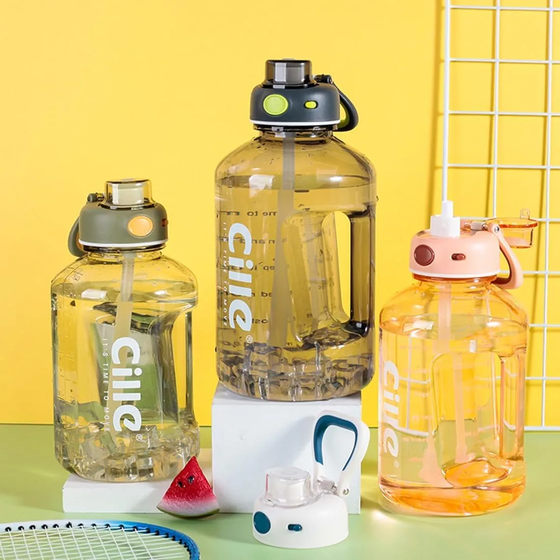 One-Touch Straw Water Bottle