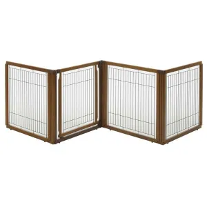 Richell Convertible Elite Pet Gate 4-Panel