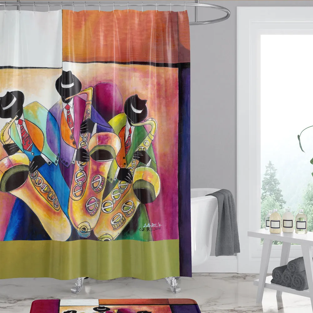 Sax Trio Shower Curtain