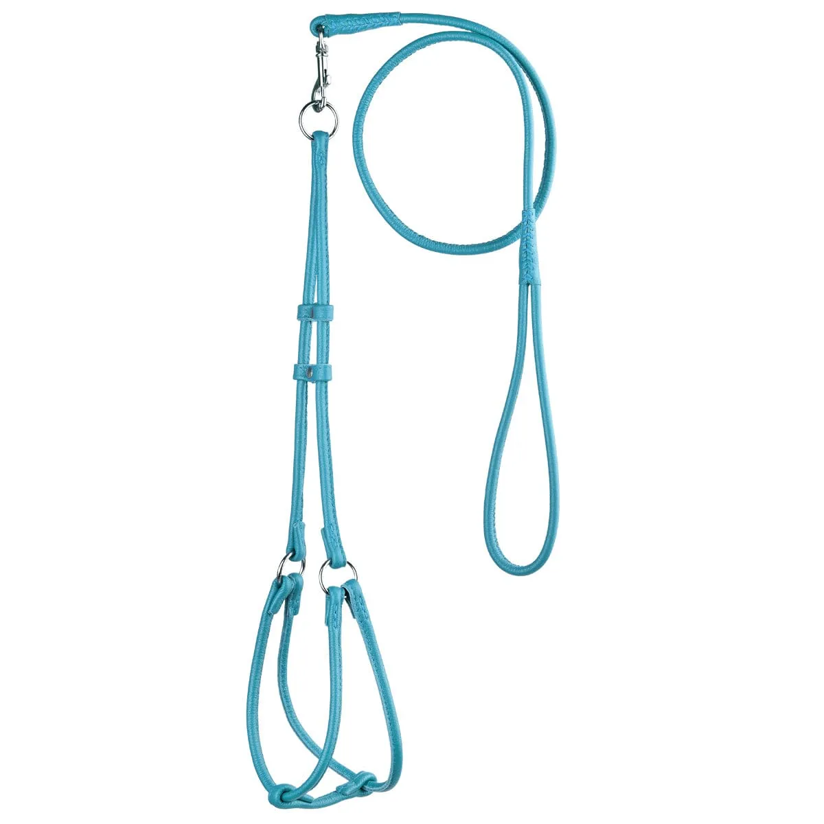 Soft Leather Round Step-In Harness   Round Lead
