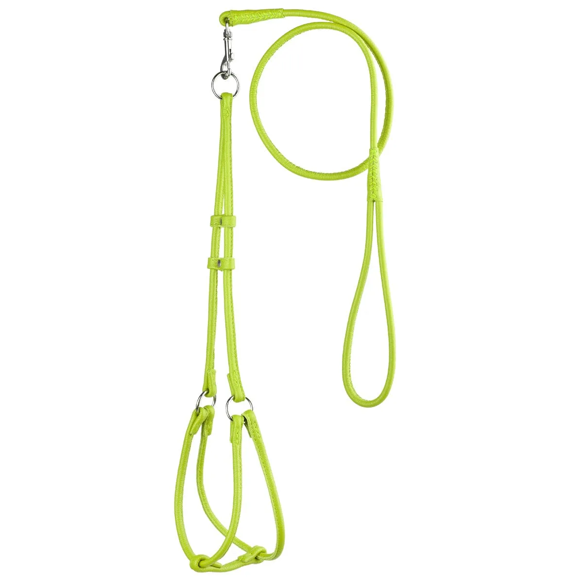 Soft Leather Round Step-In Harness   Round Lead