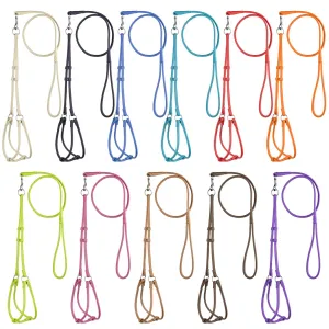 Soft Leather Round Step-In Harness   Round Lead