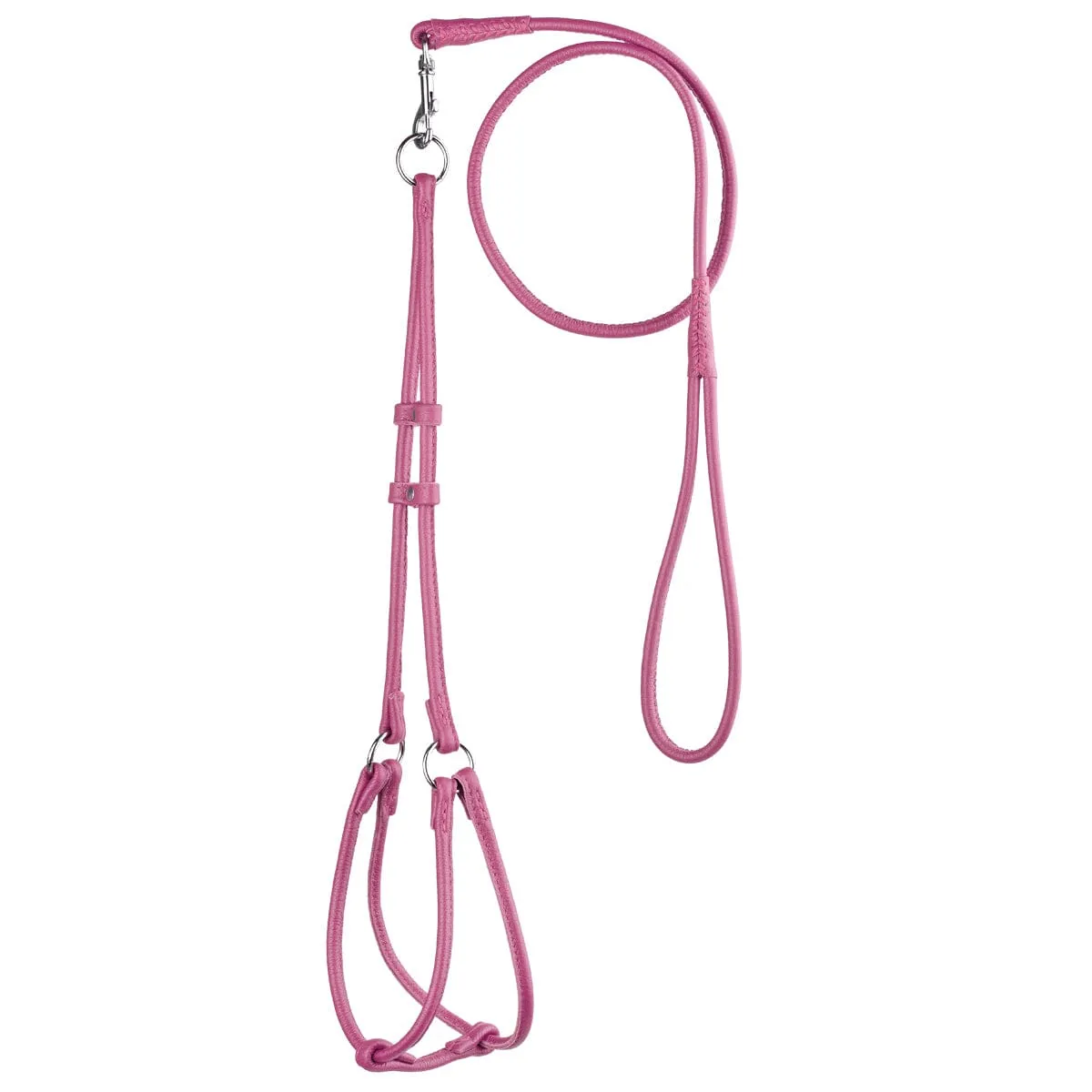 Soft Leather Round Step-In Harness   Round Lead