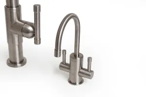 Sonoma Forge POU-GN-HC Point Of Use Faucet With Gooseneck Spout Hot & Cold