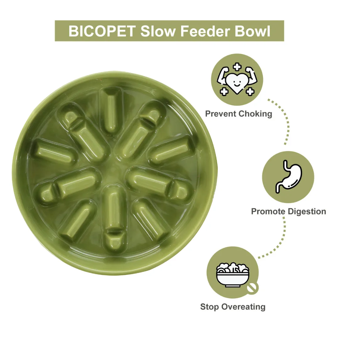 [Spark] Slow Feeder Dog Bowls - Red / Green / Blue