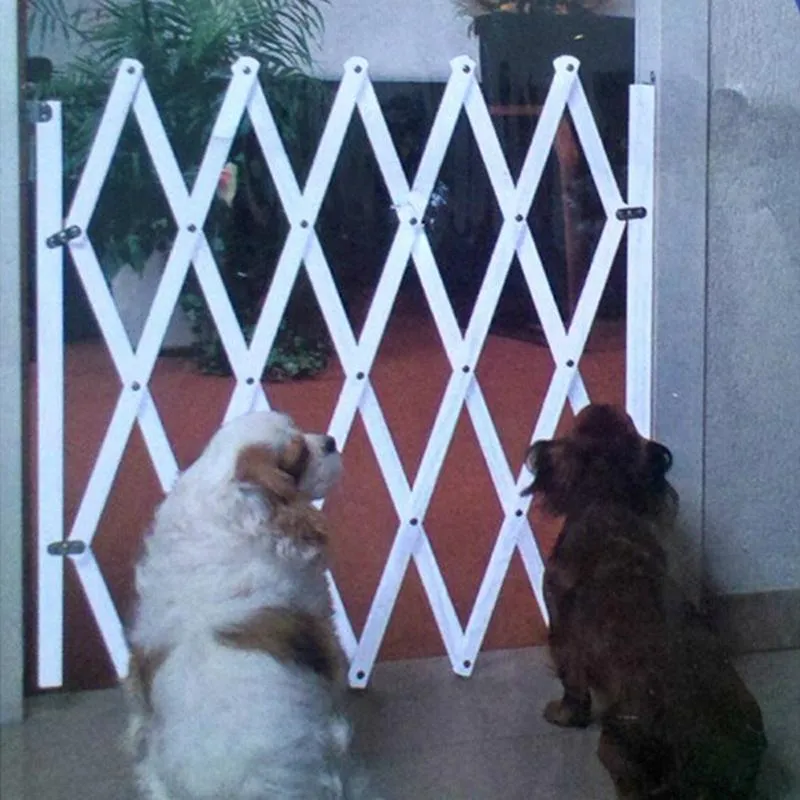 Wood Dog Gate - Stretchable Wooden Pet Fence