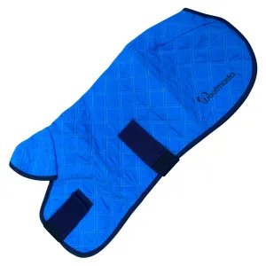 Woofmasta Cooling Coat Dog Jacket in Blue - 12"