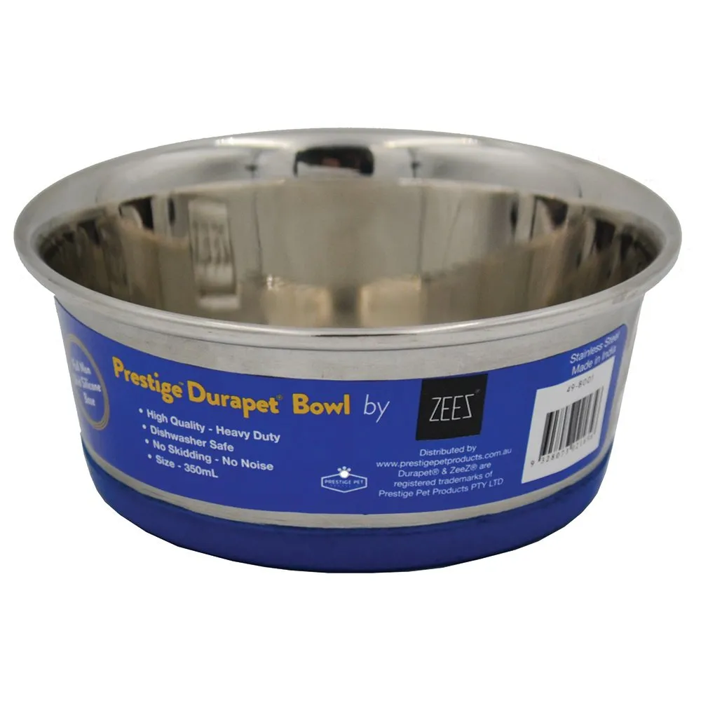 ZEEZ Durapet Premium Stainless Steel Pet Bowl