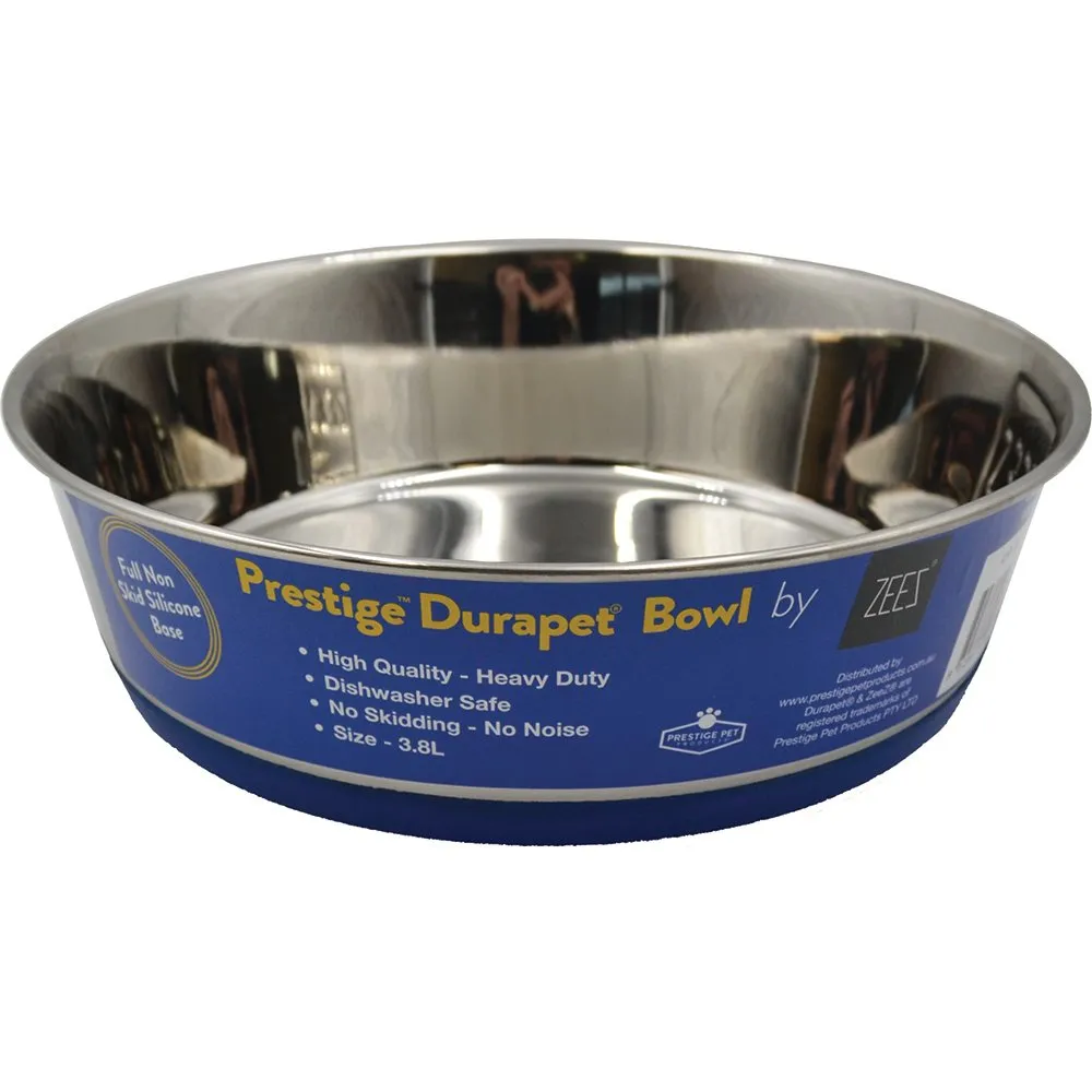 ZEEZ Durapet Premium Stainless Steel Pet Bowl